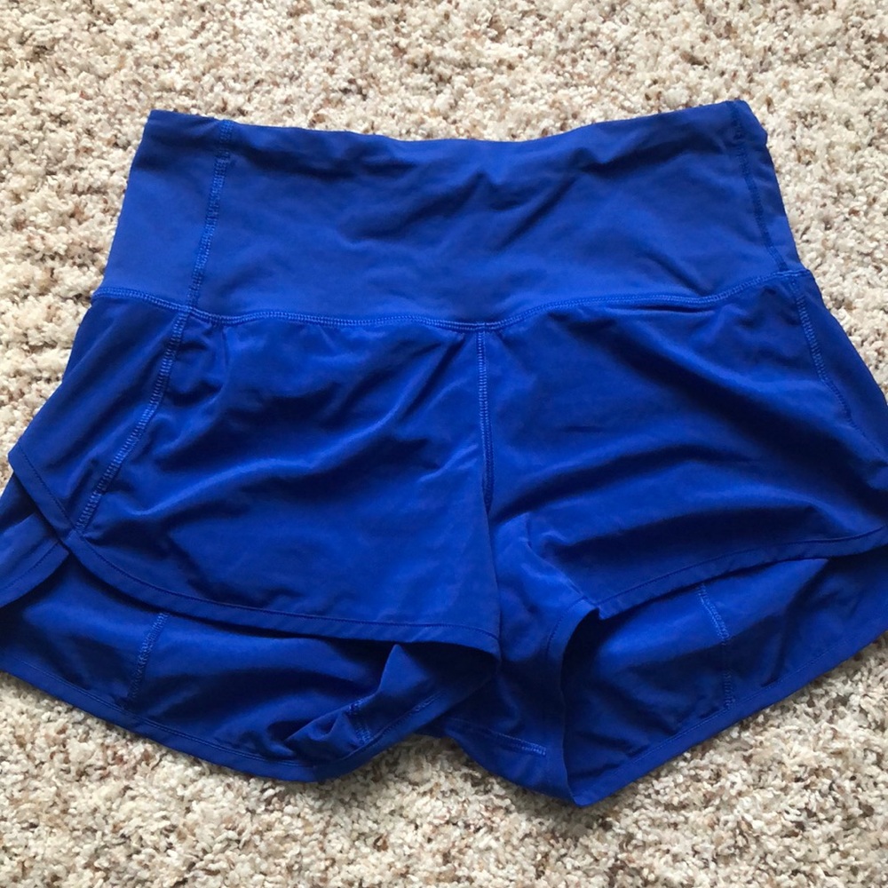 Lululemon high waisted running shorts
